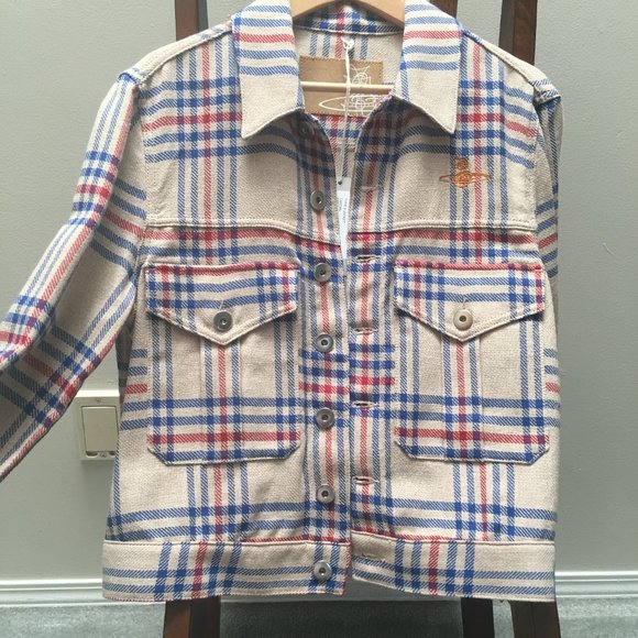 VIVIENNE WESTWOOD Beige Tartan Type 3 Jacket - Picture 15 of 16
